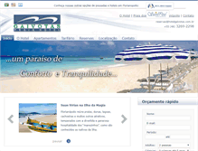 Tablet Screenshot of hotelgaivotas.com.br